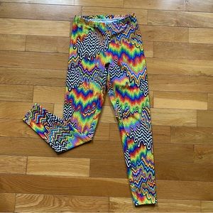 Jen Stark Rainbow Drip Leggings